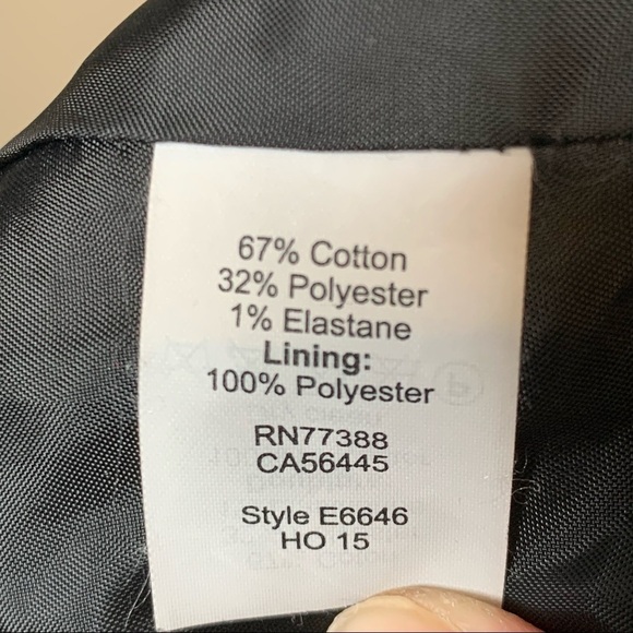 J.Crew The Pencil Skirt Black White Striped Size 4 - Picture 5 of 8